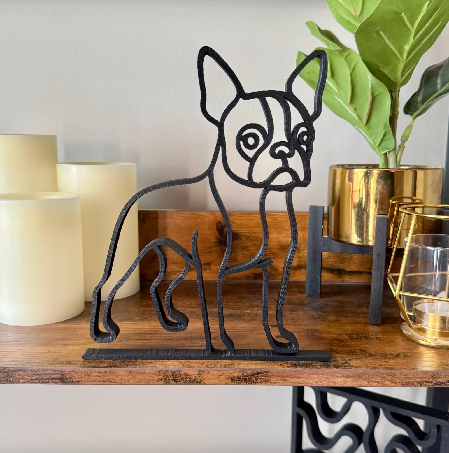 Boston Terrier figurine