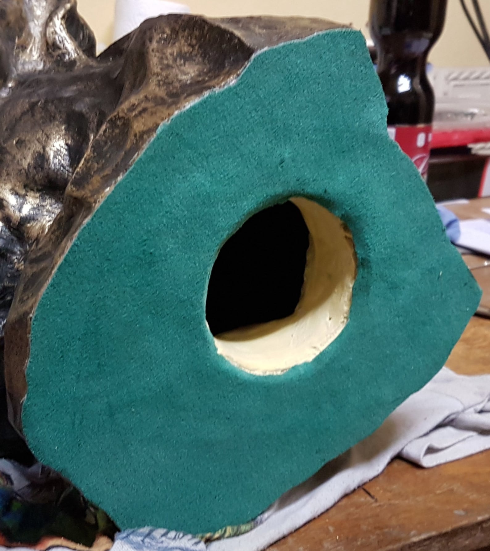 French Mastiff Memorial Sculpture Urn