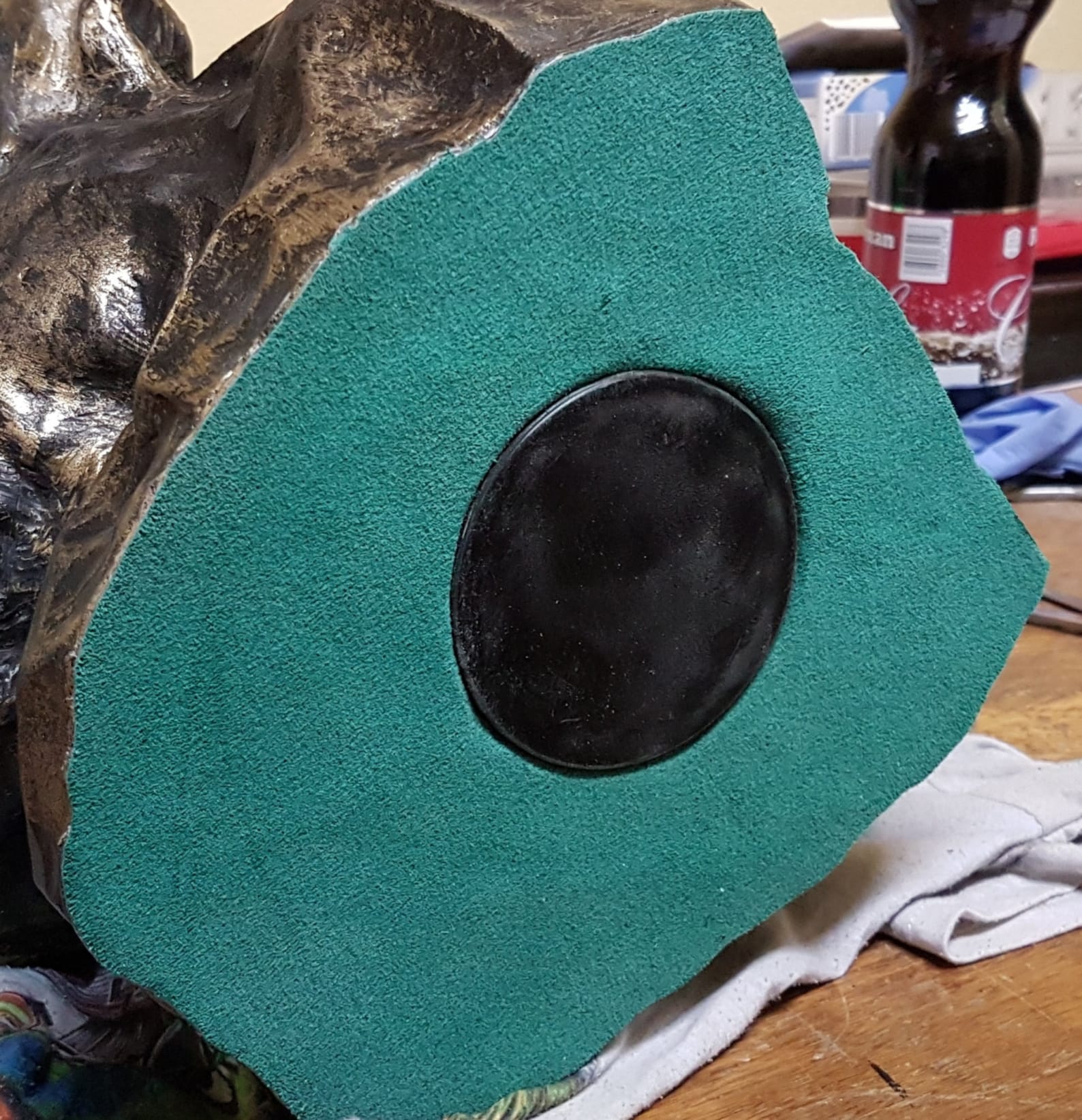 French Mastiff Memorial Sculpture Urn